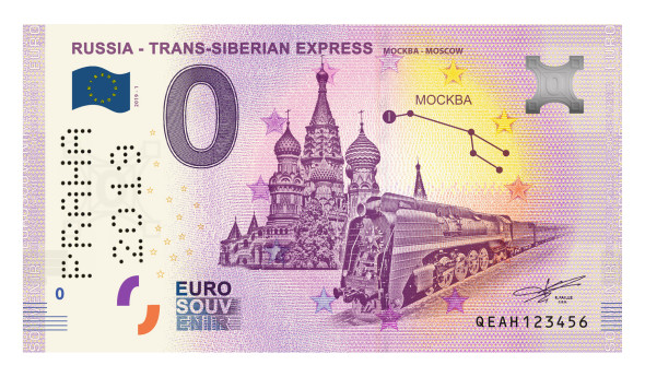 euro souvenir Transsiberian express