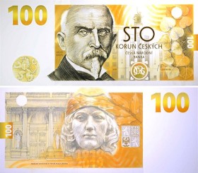 Eva Hašková bude také autorkou poštovní známky ke stému výročí měny, kterou Česká pošta plánuje na duben.