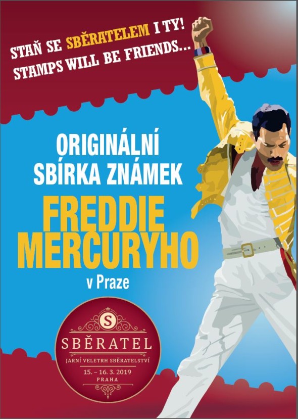 Sběratelská pohlednice k výstavě „modrého alba“ Freddie Mercuryho na jarním veletrhu Sběratel bude v limitovaném počtu 500 ks prodeji jen na veletrhu (na informacích, nebo na stánku č. 65), odkud ji bude možné také rovnou poslat! 