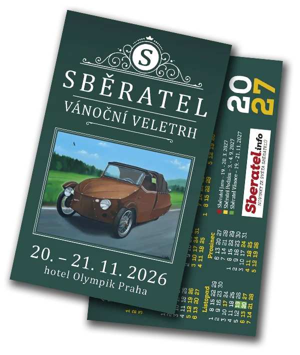 Sběratelský kalendářík k veletrhu Sběratel 2026
